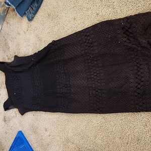 Molly Malloy black sequin dress